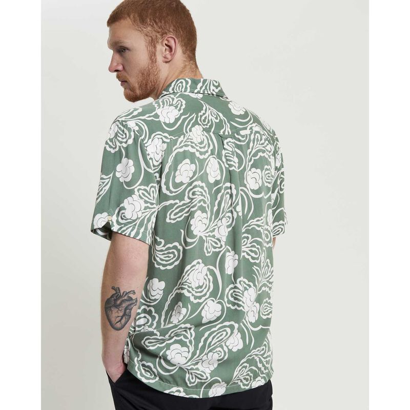Ben Sherman Paisley Swirl Print Short Sleeve Shirt image number 1